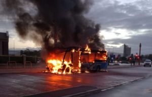 Another bus fell victim to an arson attack in Cape Town - Vandalism and arson attacks on the MyCiti bus service have cost the City of Cape Town R10 million
